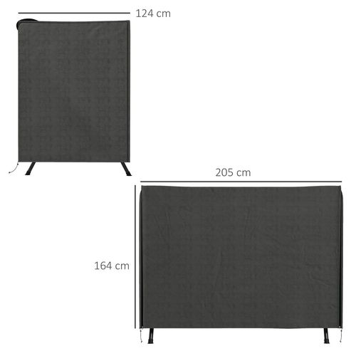 Large Outdoor Swing Chair Cover Garden Furniture Protector 164cm Grey