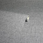 Luxury Linen Texture Mid Grey Decor - Unbeatable Quality