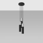 Pendant lamp Steel, concrete Borgio modern Design GU10 in Steel