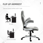 Adjustable Racing Gaming Chair with Armrests - Grey