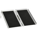 Duo Wheelchair Ramp - Lightweight, Portable Ramp for Easy Mobility - 72x61cm