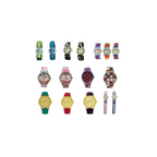 Ladies/Boys/Girls Analogue Silicone nylon Strap 12 Mix Watches RELx12