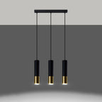 Pendant lamp steel Loopez modern Design GU10 with 3x40w Detail