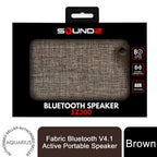 Fabric Bluetooth Speaker - Portable V4.1, Brown