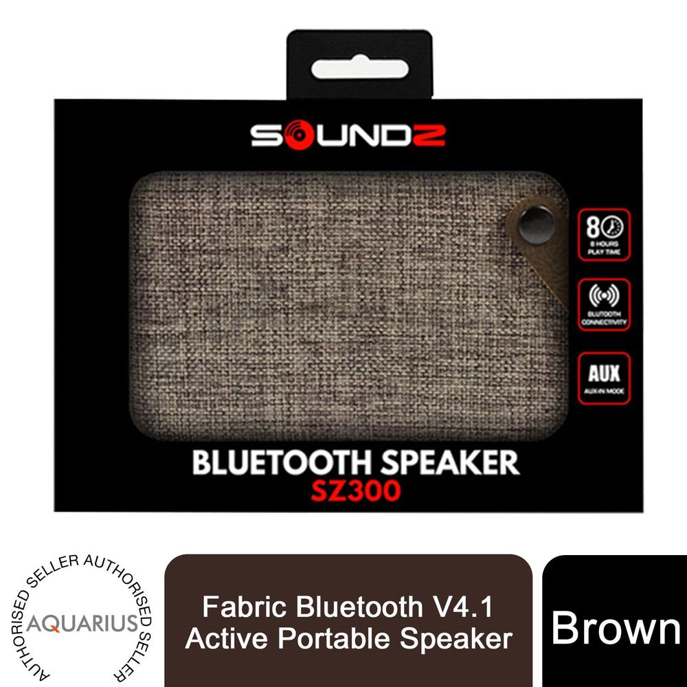 Fabric Bluetooth Speaker - Portable V4.1, Brown