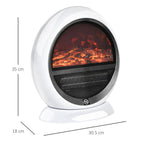 Free standing Electric Fireplace Flame Effect Rotatable Overheating Protection