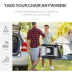 Comfort Zero Gravity Recliner, Foldable & Adjustable, Light Grey