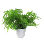 Realistic 30cm Artificial Potted Lady Fern - Lifelike (Athyrium Filix-Femina)