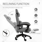 Home Office Chair Reclining Computer Chair w/ Lumbar Support Dark Grey