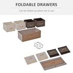 5-Drawer Storage Tower Dresser - Wood Top, Steel Frame - Storage Organizer - Easy Assembly