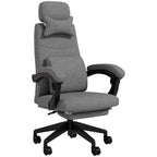 Home Office Chair Reclining Computer Chair w/ Lumbar Support Dark Grey
