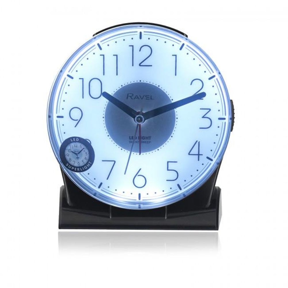 Large Bedside/Mantel Alarm Clock - Black.3