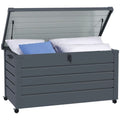 331L Outdoor Storage Box Waterproof with Wheels and Lock