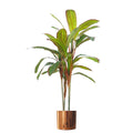 Realistic 100cm Dracaena Tropical Plant w/ Copper Metal Pot