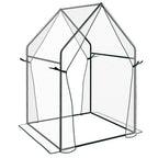 Tomato Greenhouse with 2 Zipped Doors, Outdoor Green House, Clear