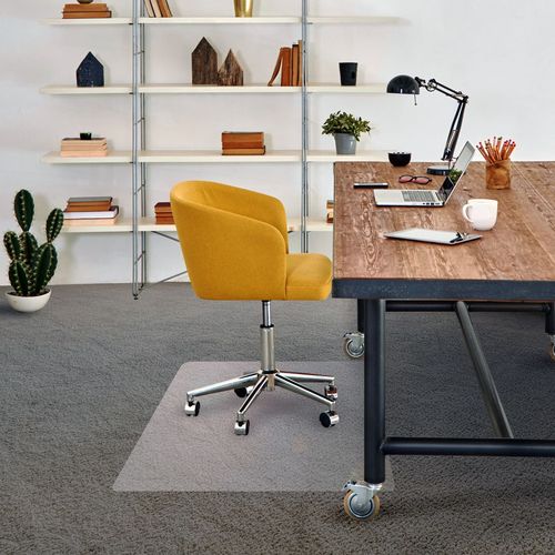 Vinyl Rectangular Chair Mat for Carpets up to 6mm - 116 x 150cm