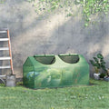 Mini Walk-in Greenhouse with Decorative Finish
