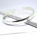 Chunky Silver Bangle - Ideal Birthday or Christmas Gift