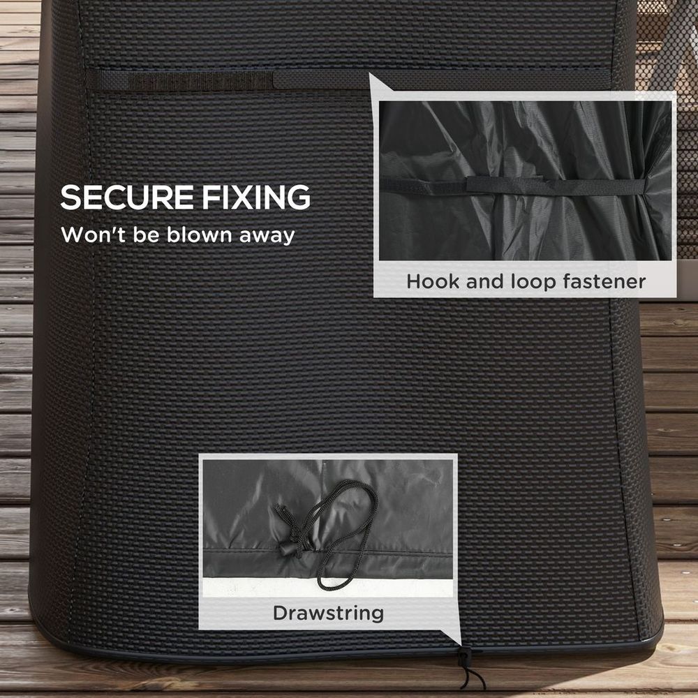 Barbecue Cover, Waterproof & Rip-Proof, 147 x 61 x 120cm, Secure Fit