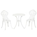 Aluminium Bistro Set: Coffee Table + Chair - Outdoor Dining at its Best
