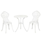 Aluminium Bistro Set: Coffee Table + Chair - Outdoor Dining at its Best