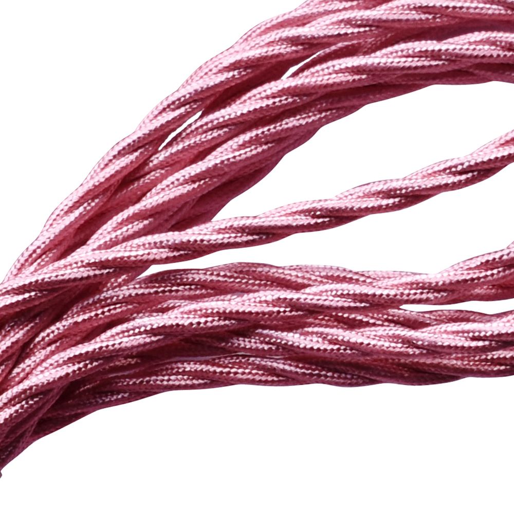 Vintage Italian Braided Cable, Durable, Flexible - for UK Light Fixtures