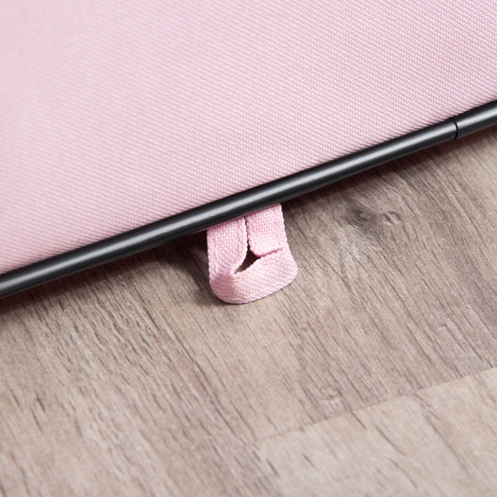 Fabric Pet Dog Cat Puppy Playpen Rabbit Guinea Play Pen in Pink Small L37 x H37cm x D90cm