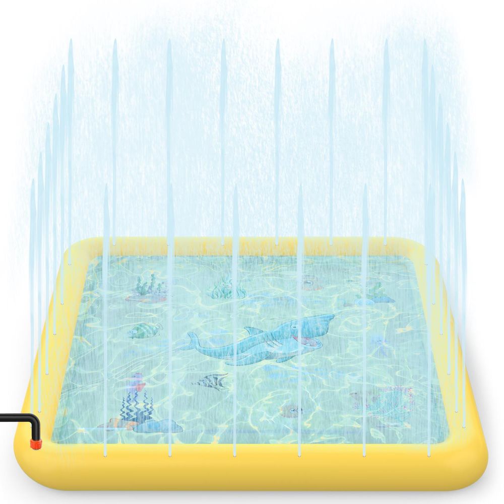 Yellow Square Sprayer - Multipurpose Splash Mat