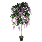 150cm Artificial Light Pink Wisteria Tree in Pink