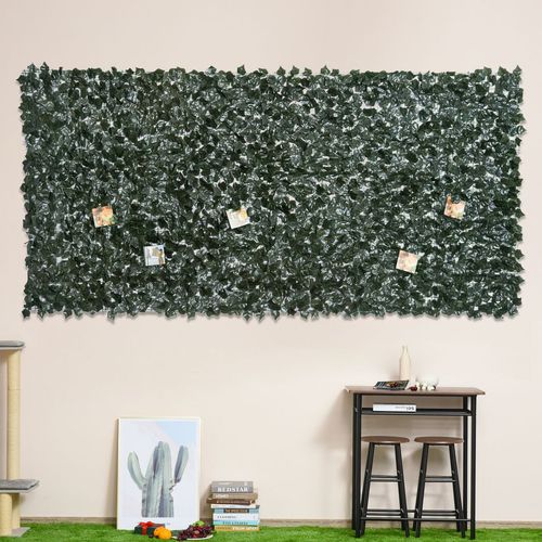 Artificial Leaf Hedge Panel Garden Fence Privacy Screen 1.5m x 3m