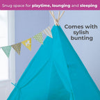 Blue Canvas Kids Indian Tent TeePee