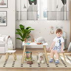 3 Pieces Toddler Table and Chair Set for Nursery, Playroom, Classroom