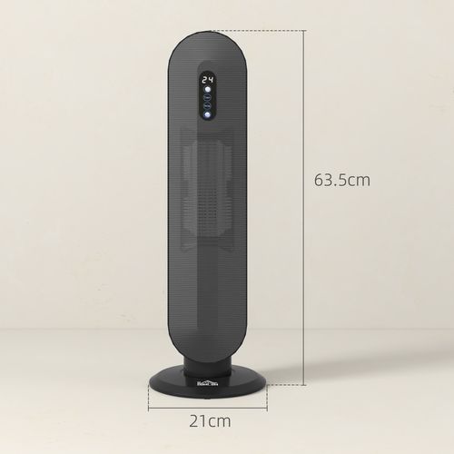 Ceramic Space Heater Tower Heater W/ 45° Oscillation