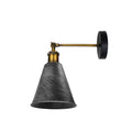 Vintage Retro Industrial Brushed Silver Wall sconce Metal Wall Light Wall Lamp