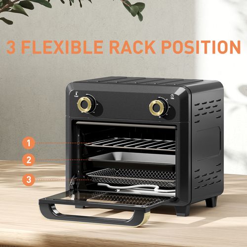 10L Air Fryer Oven, Electric Oven, Grill, Roast, Bake, 1000W