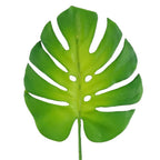 Set of 6 Artificial Monstera Leaves - Lifelike and Versatile for Stunning Décor