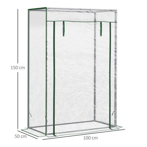 Mini Walk-in Greenhouse with Material Detail