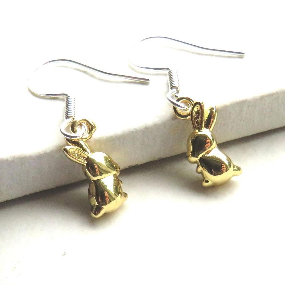Bunny Rabbit Drop Earrings - Ideal Birthday or Christmas Gift