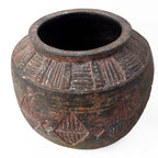27cm x 36cm Aztec Diamond Large Planter with Fibreglass Detail
