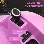 360° Rotation 12V Kids Bumper Car w/ Remote Control