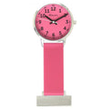 Pink Silicone Nurses Fob Watch