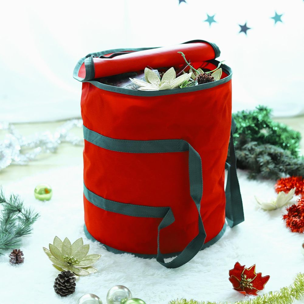 Red Xmas Lights Storage Bag