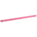 Balance Beam Trainer: Foldable, Pink Suede Gymnastics Equipment for Home., versatile, and safe