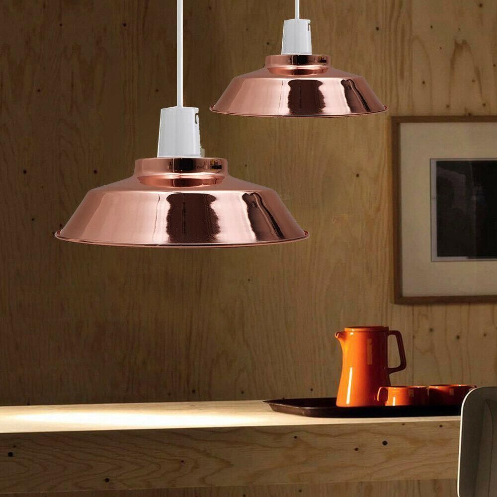 Retro Style Light Shades Modern Ceiling Pendant Lampshades Metal