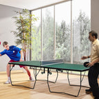 9FT Folding Table Tennis Table - Indoors/Outdoors - 8 Wheels