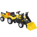 Pedal Go Kart Ride on Excavator - Yellow