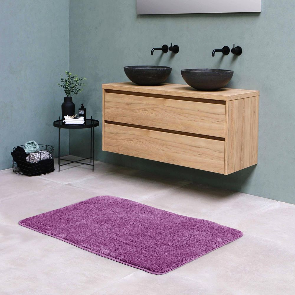 Luxury Purple Bath Mat - 60x90cm - Ultra Soft & Fluffy