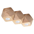 Ceiling lamp wood Woody Scandinavian Design GU10 in Wood