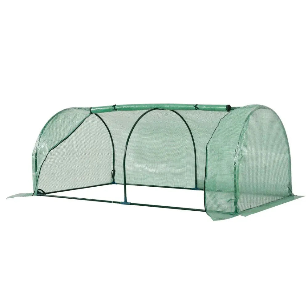 Tunnel Greenhouse Steel Frame Garden 200x100x80cm - Protect Plants