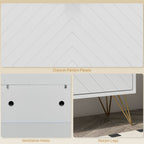 Shoe Storage Cabinet - 2 Flip Drawers - 12 Pairs Capacity - Dust-Free & Durable